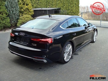 Audi A5 F5 Sportback Facelifting 2.0 40 TDI 204KM 2022 Audi A5 Sportback 40TDI 204KM QUATTRO Virtual Cockpit Klimatronik Serwis M, zdjęcie 4