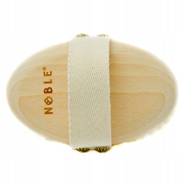 NOBLE натуральная тампико щетка для сухого массажа тела, антицеллюлитная.