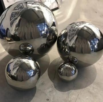 ДЕКОРАТИВНЫЕ ЗЕРКАЛЬНЫЕ ШАРЫ ИЗ НЕРЖАВЕЮЩЕЙ СТАЛИ ДЛЯ УКРАШЕНИЯ САДА 5ШТ!