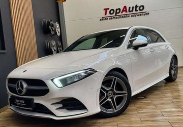 Mercedes Klasa A W177/V177 Hatchback 1.5 180d 116KM 2018 Mercedes-Benz Klasa A 1.5AMG LINE VIRTUAL navi kamera zarejestrowany AUTOM