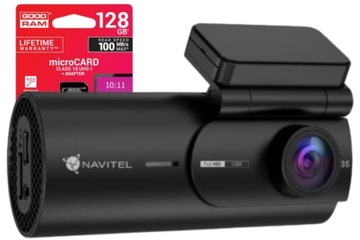 Zestaw Wideorejestrator kamera samochodowa Navitel R35 + karta 128GB