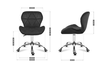 ВЕЛОР вращающееся кресло OFFICE для гостиной Mark Adler Future 3.0 Black Velur