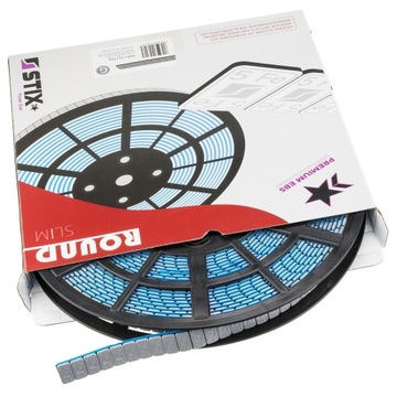 Приклеенные грузики с ПОКРЫТИЕМ для алюминиевых дисков катушка Rounded Slim P