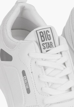 Buty Damskie BIG STAR Sneakersy Sportowe Białe Lekkie Eko Skóra Wygodne 36