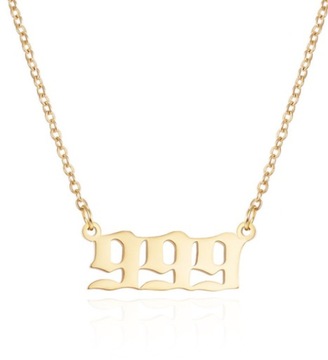 Naszyjnik Liczby Numery Anioła Angel Numbers 999