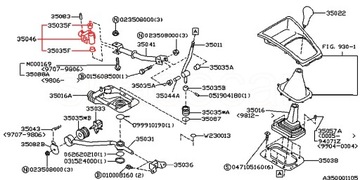 KŘIŽÁK TYČE ZVEDÁK PÁKY ŘAZENÍ SUBARU LEGACY OUTBACK FORESTER IMPREZA