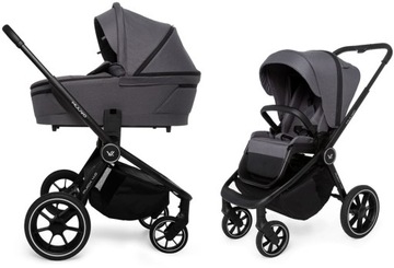 Коляска MUUVO Quick 4.0 Iron Graphit 2в1 передне-задняя