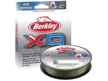 Berkley Plecionka x9 0.10mm 9.0kg 150m Low-Vis Gre