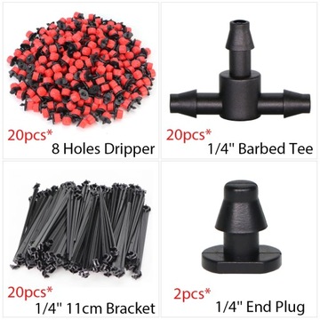 360 Degree Adjustable 13cm Irrigation Dripper