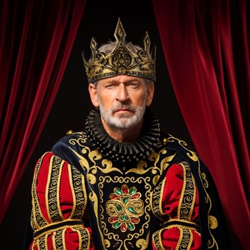 KORONA KRÓLEWSKA CESARSKA cosplay króla realistyczny wygląd odcieni złota