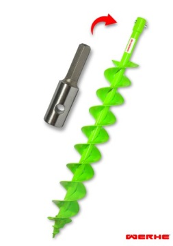 Świder Wiertło do Gleby 100H mm Adapter Hex
