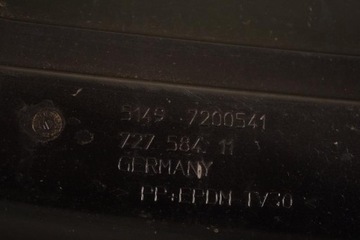 BMW 5 GRANÁT TURISMO F07 530D 2013 RHD ZADNÍ VÍKO KUFRU KUFRU SPODNÍ DÍL