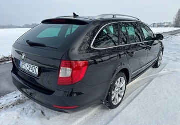 Skoda Superb II Kombi 1.8 TSI 160KM 2011 Skoda Superb Skorzana tapicerka, xenon, el. Klapa 1.8 Benzyna 160KM, zdjęcie 4