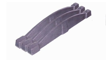 RUSZT SZTABKOWY 26,5 cm ŻELIWNY DO PIECA BELKOWY