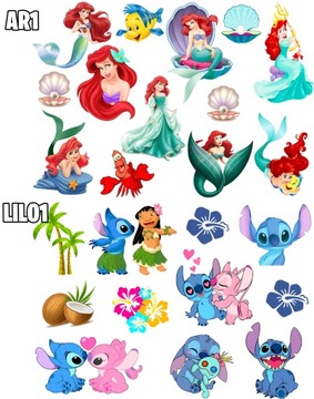 ТАТУ ДЛЯ ДЕТЕЙ ARIEL ВРЕМЕННЫЕ МОЮЩИЕСЯ