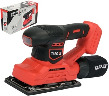 АККУМУЛЯТОРНАЯ ШЛИФОВАЛЬНАЯ МАШИНА YATO 18V 90X187MM SOLO YT-82751