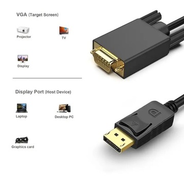 Adapter DisplayPort na VGA