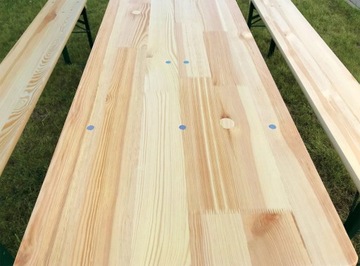 НАБОР ДЛЯ ВЕЧЕРИНКИ 10 НАБОРОВ СТОЛ 70 СМ + 2 СКАМЬИ