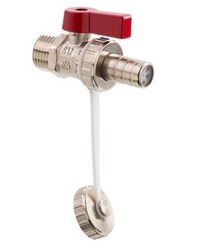 Zawór spustowy ze złączką węża SENA 1/2''