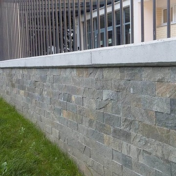 НАТУРАЛЬНЫЙ КАМЕНЬ / ЗЕЛЕНЫЙ СЛАНЕЦ DEOLI ФАСАДЫ/СТЕНЫ 10x30x0,8-1,3см