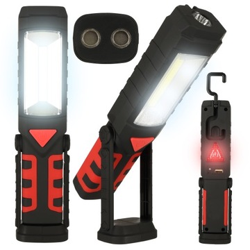 СВЕТ ДЛЯ МАСТЕРСКОЙ 3 В 1 COB МАГНИТ АККУМУЛЯТОР ДЛЯ ГАРАЖА USB KAFUWELL 1200 мАч