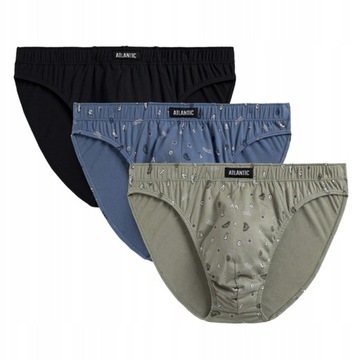 SLIPY MĘSKIE ATLANTIC 3MP-164 SPORT 100% bawełna COOL 1w 3PAK XL