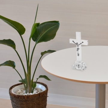 Фигурки Креста Иисуса Распятие Стеклянное Украшение