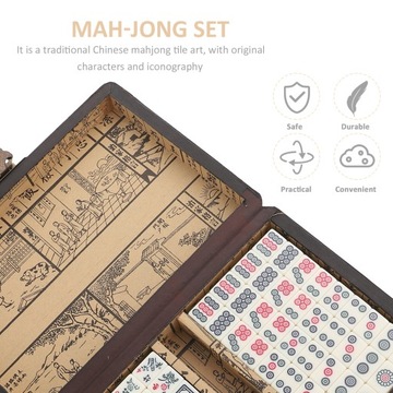НАСТОЛЬНАЯ ИГРА МАДЖОНГ развивает мозг и логическое мышление в наборе кейсов