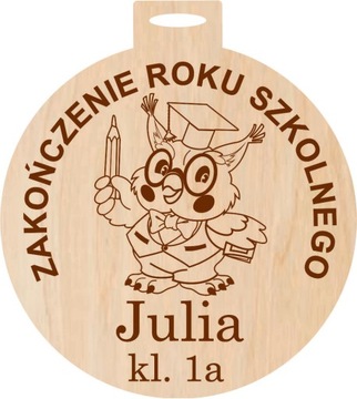 Medal dla dziecka na zakończenie roku szkolnego