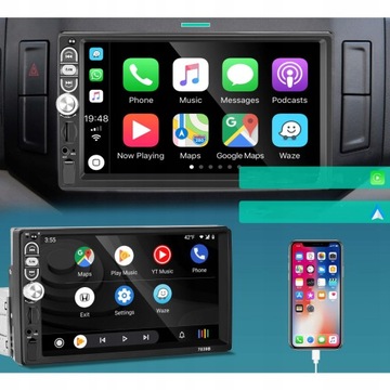 АВТОРАДИО 1DIN ДЛЯ APPLE CARPLAY ДЛЯ ANDROID