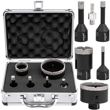 НАБОР КОРОНОЧНЫХ ПИЛОВ, АЛМАЗНЫЕ СВЕРЛА СВЕРЛА ДЛЯ БЕЗФОРМИРОВЫХ 6-68