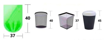 WORKI NA ŚMIECI BIODEGRADOWALNE WORKI NA ODPADY BIO 5L DUMIL 100 SZTUK