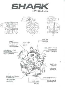 ALEX - Редуктор SHARK 1200 мбар до 150 л.с.