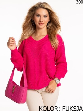 Milutki Ciepły Modny Wygodny SWETER Oversize Sweterek Dużo Kolorów