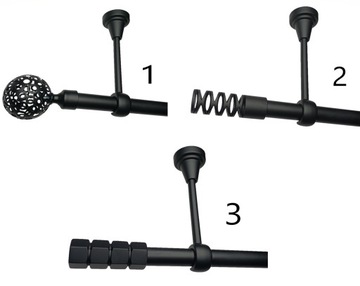 ОДИНАРНЫЙ ПОТОЛОЧНЫЙ КАРКИН Fi19/110 лягушки, ЧЕРНЫЙ