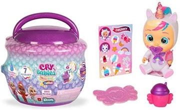Cry Babies DOMEK DLA LALEK LALKA BOBAS 7w1 płacząca Magic Tears + AKCESORIA
