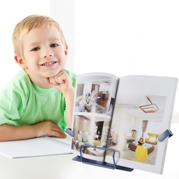 STOJAK NA TEKSTY PÓŁKA Z PRZEPISAMI WIELOFUNKCYJNA KSIĄŻKA KUCHENNA DLA DZIECI BLAT