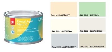 Farba DO MEBLI Tikkurila Aqua 0,45l MATOWA kolory