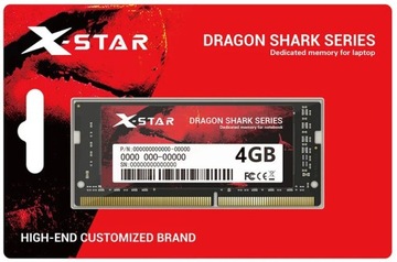 Оперативная память X-Star Dragon DDR3L 4 ГБ 1,35 В PC3L 1600 МГц для ноутбука