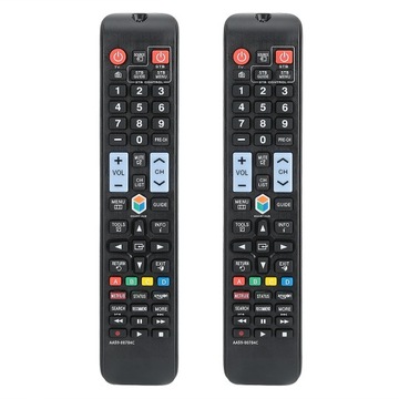 2pcs multi function large buttons tv remote control for samsung a59-00784c
