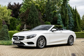 Mercedes Klasa S W222 Cabrio 500 456KM 2016 Mercedes S 500 Cabrio 4.7 V8 455 KM. Wydech Brabus