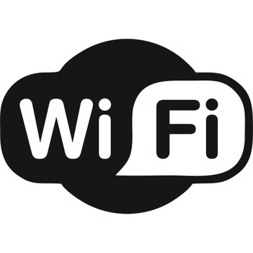 Наклейка на окно с бесплатным Wi-Fi 20 см