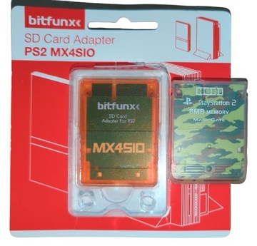 PS2 Free MC Boot FMCB MX4SIO 128GB Skonfigurowane Mod przeróbka softmod