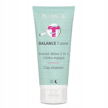 FLOSLEK Balance T-Zone 2w1 Glinka myjąca 125 ml