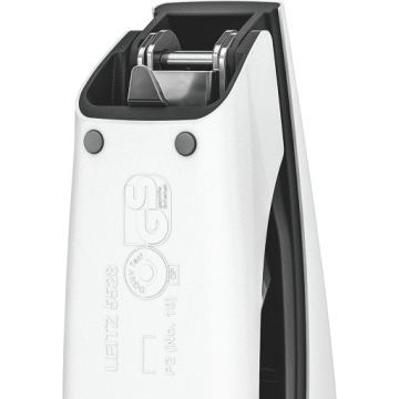 Мини-степлер LEITZ WOW + дырокол, розовый металлик