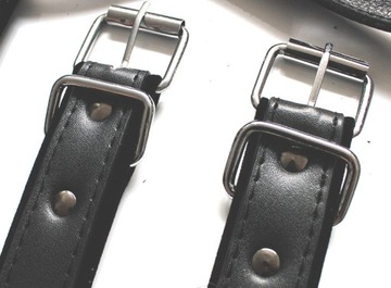 УДОБНЫЕ ШИРОКИЕ КОЖАНЫЕ РЕМНИ ДЛЯ АККОРДЕОНА / РАЗМЕР 96-120 / ВЕЛЮР