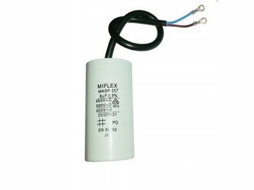 Kondensator 8uF +/- 5% MIFLEX MKSP-i17 Silnikowy