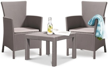 Komplet Mebli Ogrodowych ROSARIO SET Cappuccino