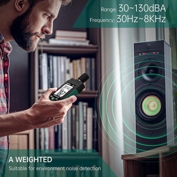 ERICKHILL ES100 miernik poziomu dźwięku 30-130 dBA N149