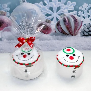 Рождественский торт в форме полотенца, снеговика, украшения для ужина, новые